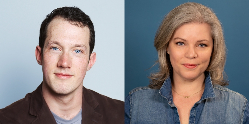 Headshots of Jackson Cooper and Dr. Laura Marie Rivera
