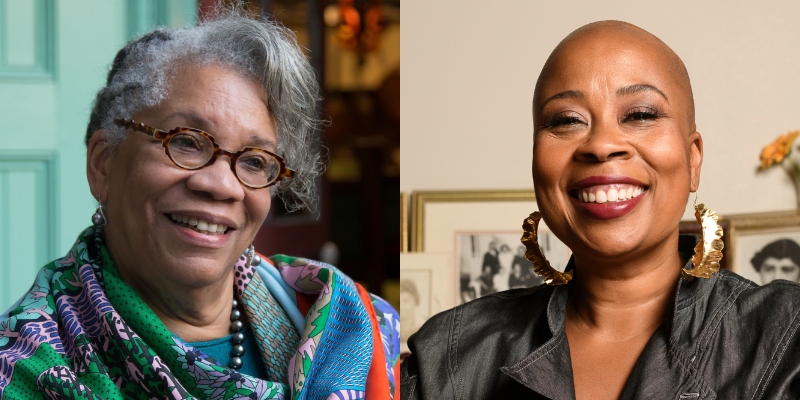 From left to right: Headshots of Jessica B. Harris and Kristi Brown