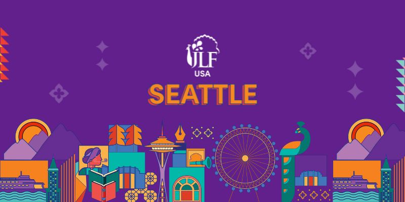 JLF Seattle is written over a purple background with Seattle landmarks
