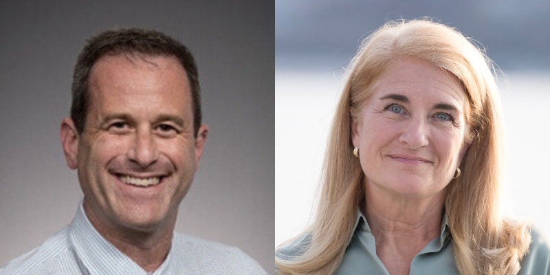 Headshots of Dr. Jared Strote and Wendy Norman