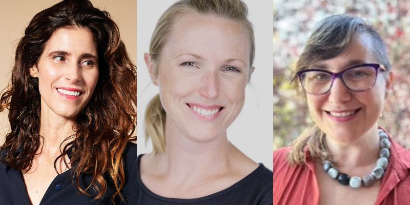 From left to right: Headshots of April Pride, Galyn Burke, and Dr. Darcy Constans