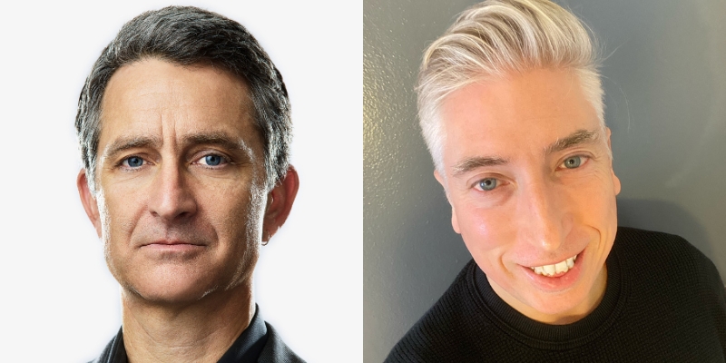 From left to right: Headshots of Vince Beiser and Michael C. Bradbury