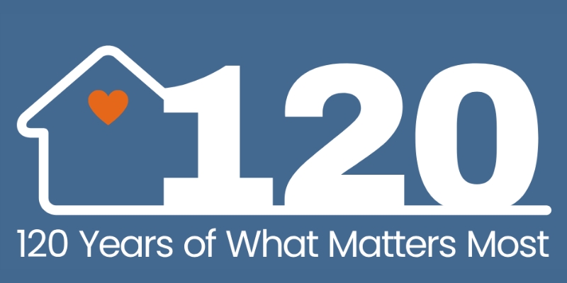 120 Years of What Matters Most logo