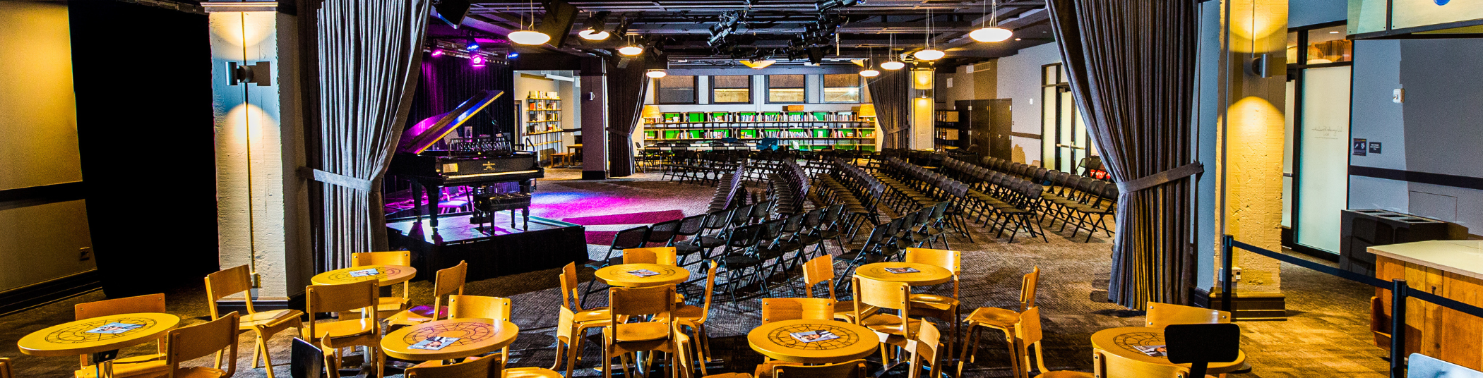 Panoramic photo of the Wyncote rental space